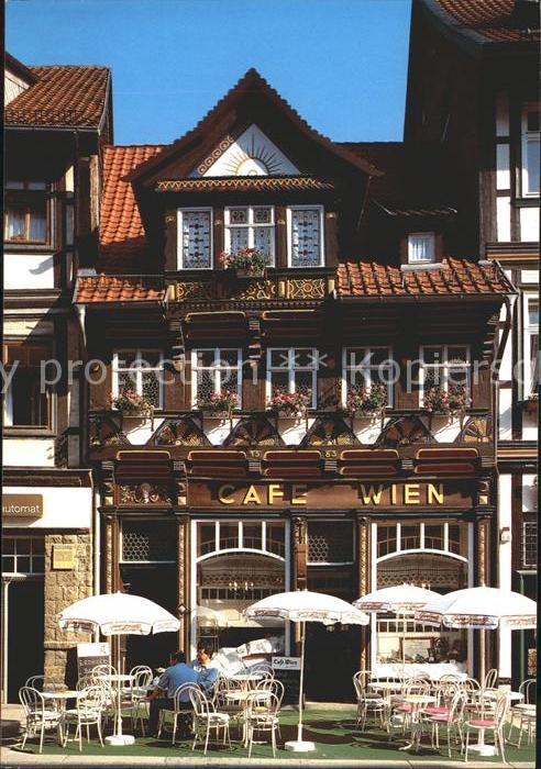 Wernigerode Harz Terrasse Cafe Wien