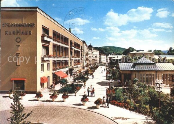 Bad Kissingen Fussgängerzone Kurhausstrasse Hotel