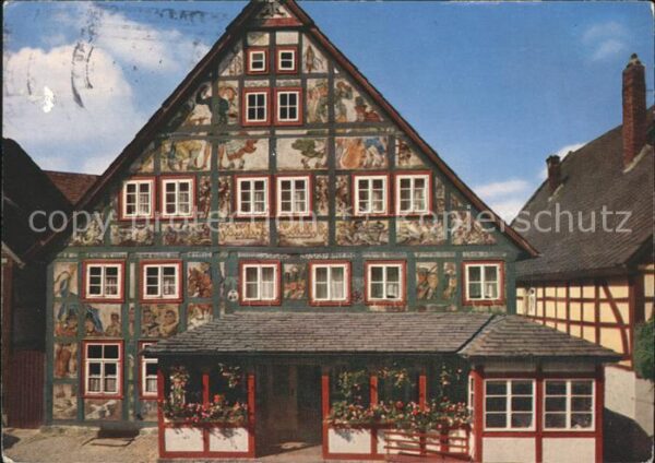 Schwalenberg Gasthof Künstlerklause Fassadenmalerei