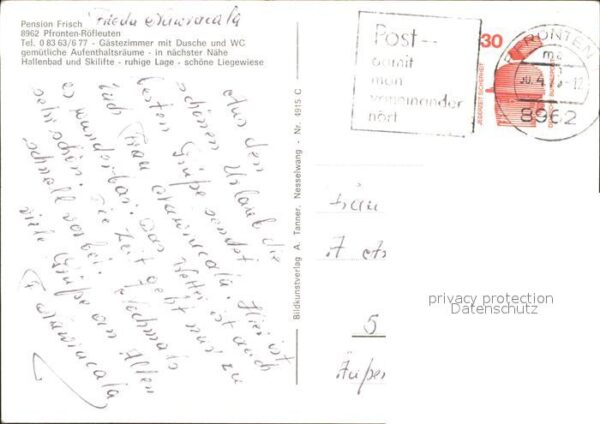 Roefleuten Pension Frisch Details Panorama – Bild 2