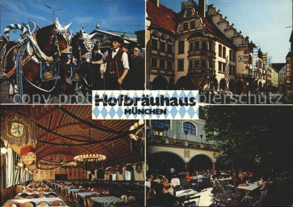 Muenchen Brauerei Festgespann Hofbräuhaus Festsa