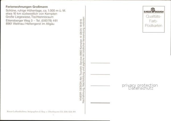 Weitnau Ferienwohnungen Grossmann Panorama – Bild 2