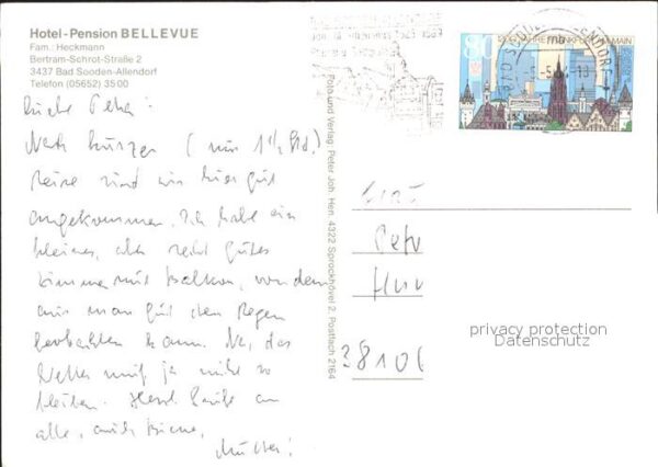 Bad Sooden-Allendorf Hotel Pension Bellevue Gastraum – Bild 2