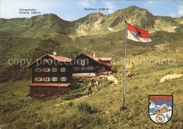 Hirschegg Kleinwalsertal Vorarlberg Schwarzwasserhütte Ochsenhofer Scharte