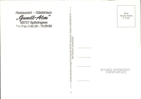 Spitzingsee Restaurant Gundl Alm – Bild 2
