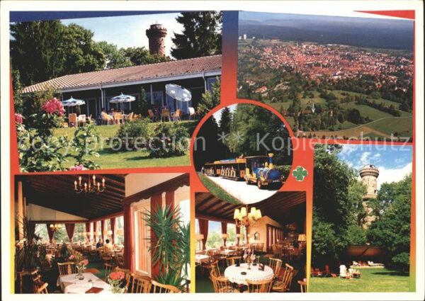 Freudenstadt Cafe am Friedrichsturm Teilansichten Pa