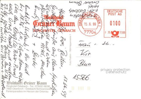 Oedsbach Waldhotel Grüner Baum – Bild 2