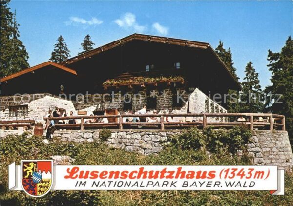 Neuschoenau Lusenschutzhaus im Nationalpark Bayer W