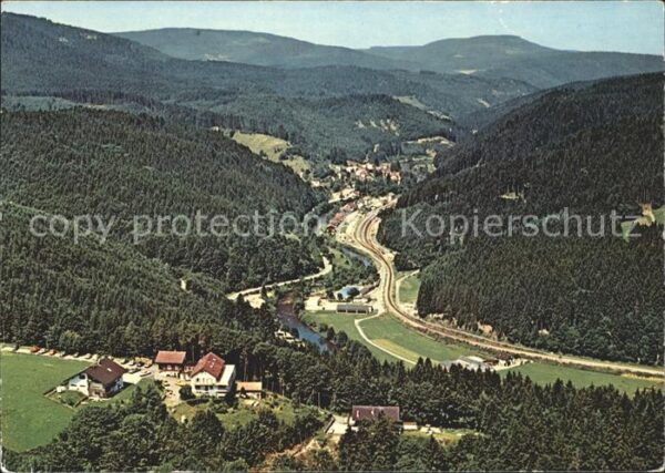 Huzenbach Gasthof Pension Zum Schloss Fliegeraufn
