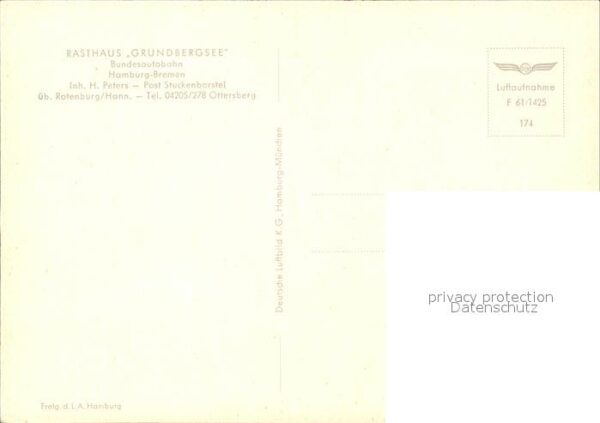 Ottersberg Bremen Rasthaus Grundbergsee Fliegeraufnahme – Bild 2
