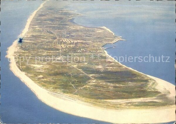 Insel Sylt Südspitze mit Hörnum Fliegeraufnahme