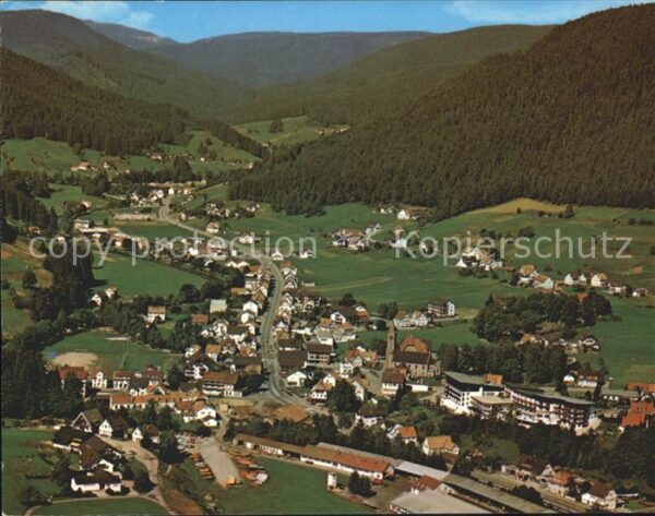Baiersbronn Schwarzwald Mitteltal Fliegeraufnahme
