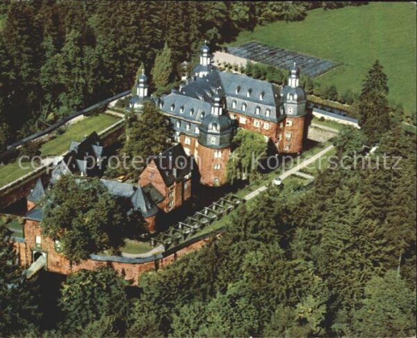 Crottorf Schloss Crottorf Fliegeraufnahme