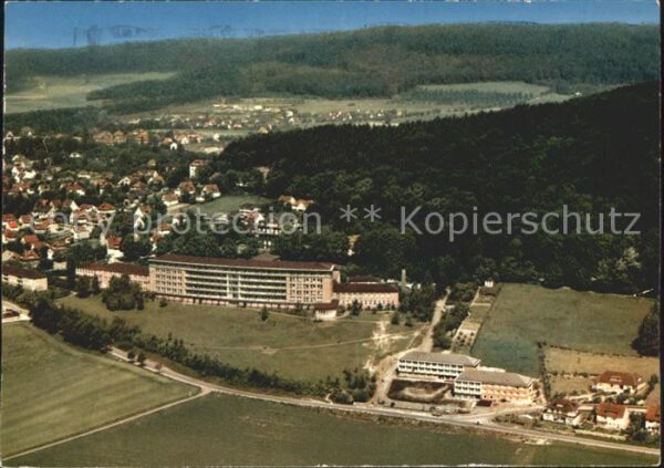 Bad Pyrmont Versorgungskrankenhaus Fliegeraufnahme
