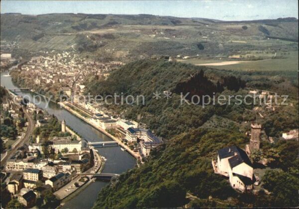Bad Ems mit Berghotel Concordiaturm Fliegeraufn