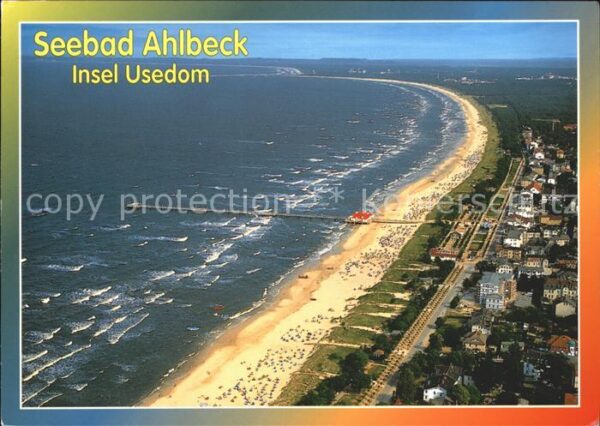 Ahlbeck Ostseebad Insel Usedom Fliegeraufnahme