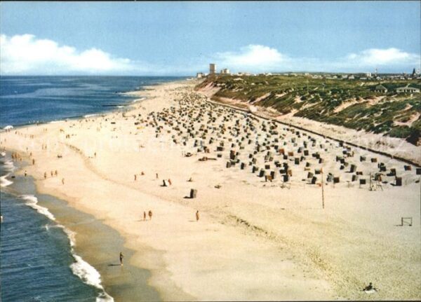 Westerland Sylt Fliegeraufnahme Strand