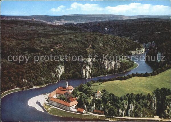 Weltenburg Kelheim Kloster Weltenburg mit Donaudurchbruch