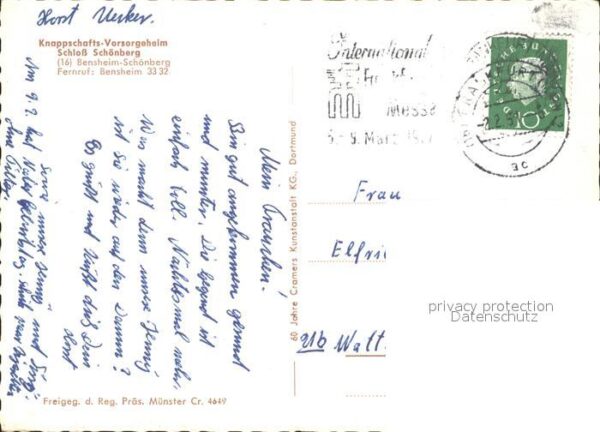 Bensheim Bergstrasse Schloss Schönberg Knappschafts Vorsorge – Bild 2
