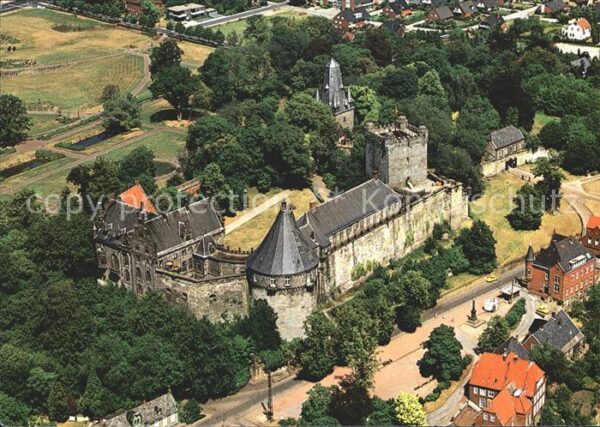 Bad Bentheim Die Burg Fliegeraufnahme