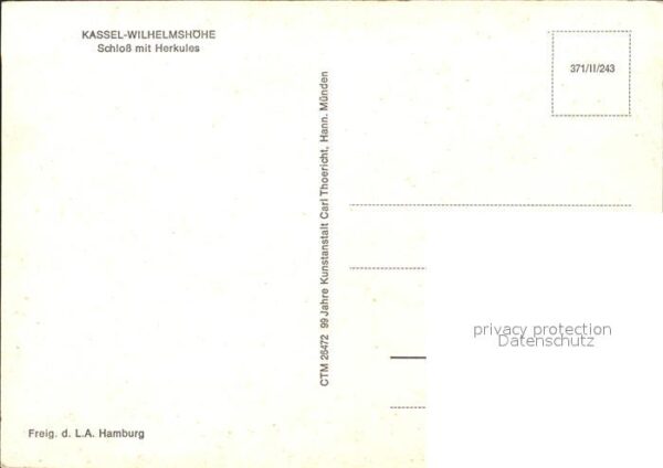 Wilhelmshoehe Kassel Schloss mit Herkules Fliegeraufnahme – Bild 2