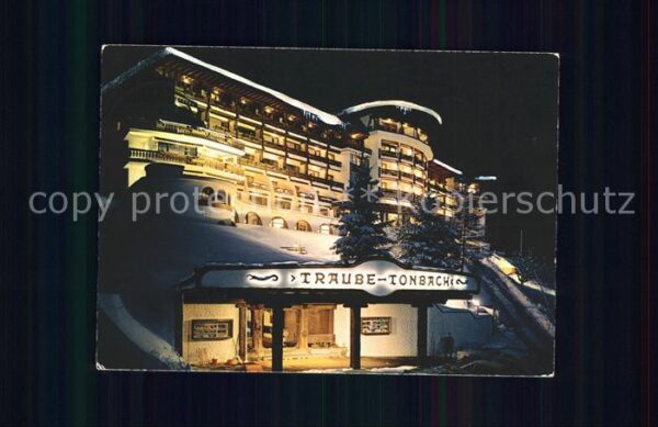 Tonbach Kurhotel Traube Tonbach Nachtaufnahme