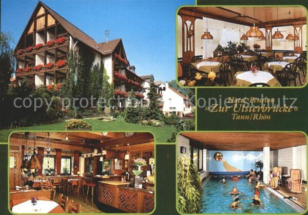 Tann Rhoen Hotel Pension Zur Ulsterbrücke Gasträum