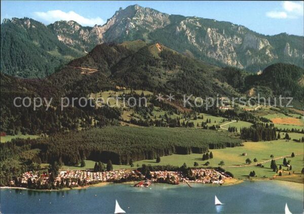 Schwangau Bannwaldsee Campingplatz mit Tegelberg
