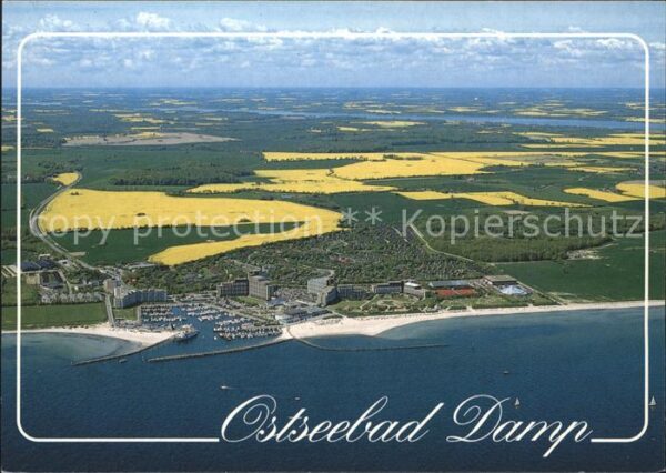 Damp Ostseebad Fliegeraufnahme