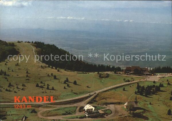 Kandel Waldkirch Breisgau Berghotel Kandel Fliegeraufnahme