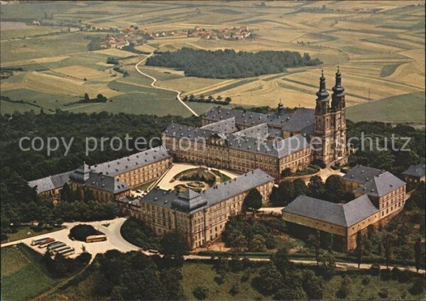 Staffelstein Schloss Banz Fliegeraufnahme