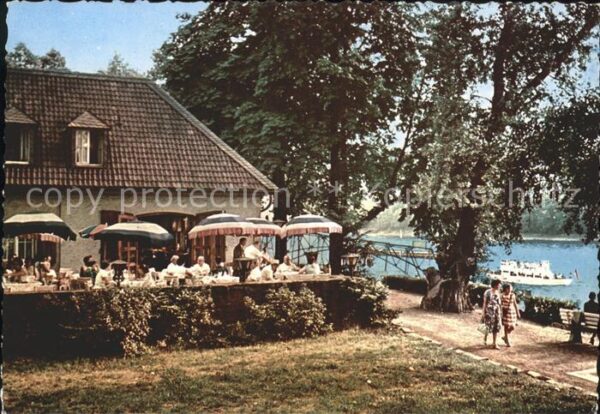 Bad Honnef Rheincafe auf Insel Grafenwerth