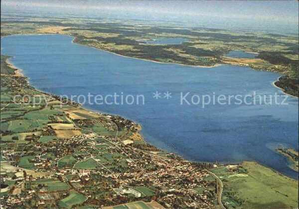Diessen Ammersee mit Herrsching Fliegeraufnahme