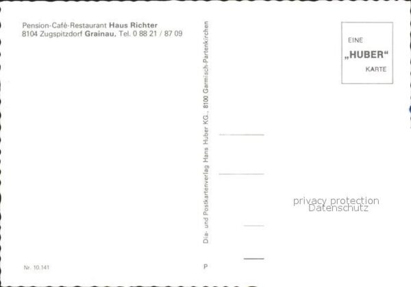 Grainau Pension Cafe Restaurant Haus Richter Po – Bild 2