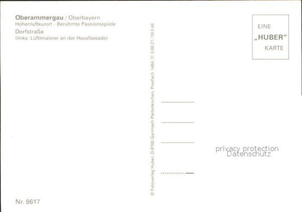 Oberammergau Dorfstrasse Partie – Bild 2