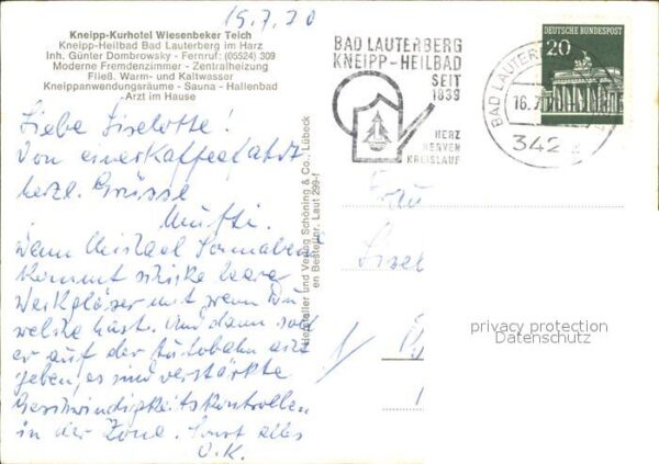 Bad Lauterberg Kneipp Kurhotel Wiesenbeker Teich – Bild 2