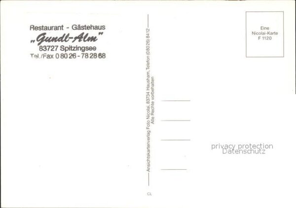 Spitzingsee Restaurant Gästehaus Gundl Alm – Bild 2
