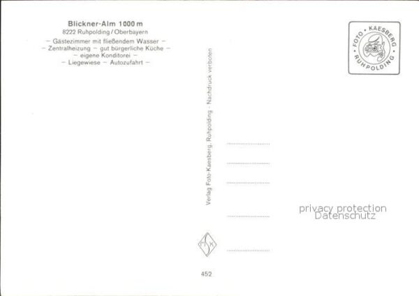Ruhpolding Blickner Alm Terrasse Ortsblick – Bild 2