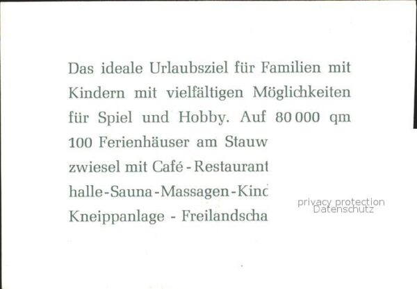 Erlauzwiesel Ferienpark Jägerwiesen Details – Bild 2