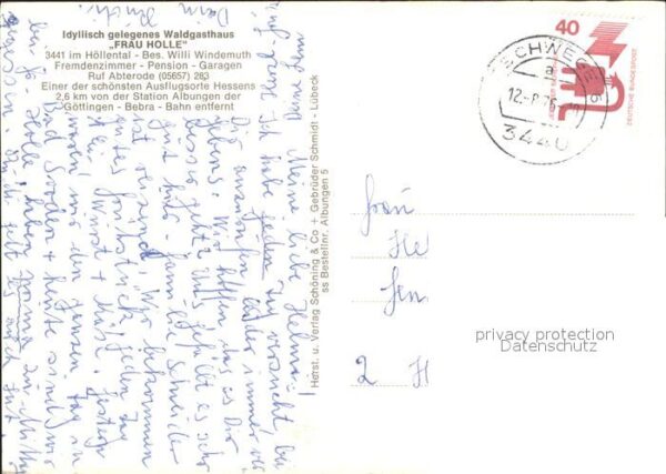 Hoellental Hessen Gasthaus Frau Holle Landschaftspanorama – Bild 2