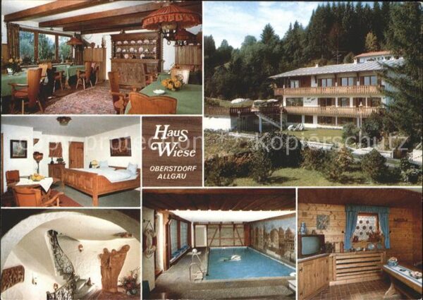 Oberstdorf Haus Wiese Gastraum Zimmer Hallenbad Sa