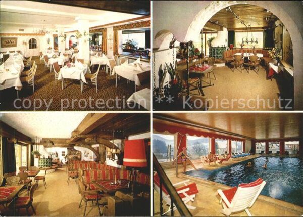 Baiersbronn Schwarzwald Kurhotel Mitteltal Gasträume Hallenbad
