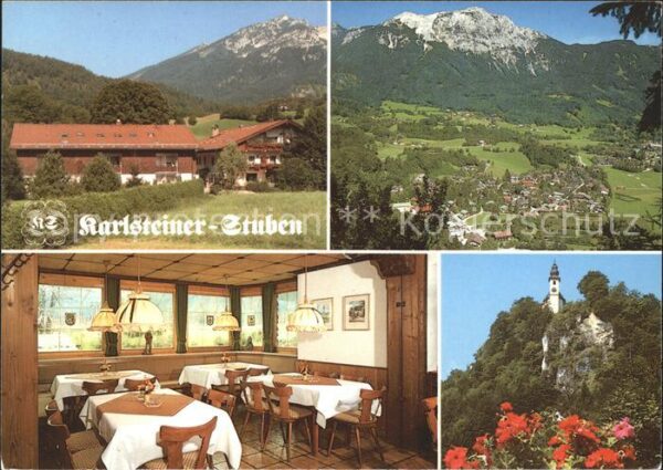 Bad Reichenhall Karlsteiner Stuben Gastraum Totalansich
