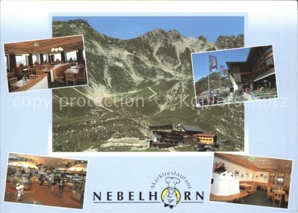 Oberstdorf Nebelhorn Bergstation Marktrestaurant P