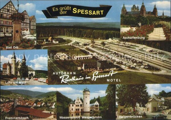 Spessart Region Bad Orb Aschaffenburg Autobahn Rasthaus