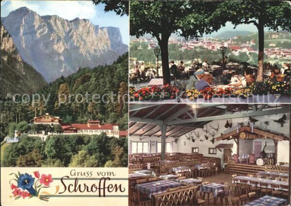 Bad Reichenhall Berggasthof Schroffen Speisesaal Panora