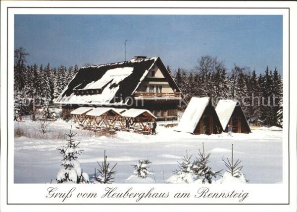 Friedrichroda Heuberghaus im Winter