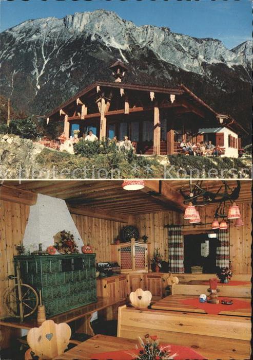Paulshuette auf der Kneifelspitze Gastraum