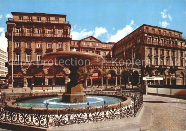 Frankfurt Main Hotel Frankfurter Hof am Kaiserplatz Br