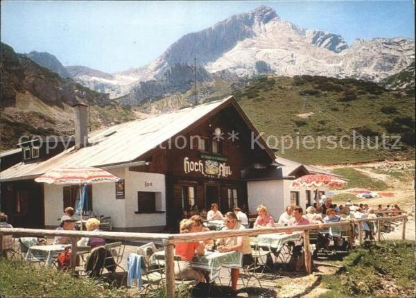 Garmisch-Partenkirchen Hochalm Terrasse mit Alpspitze